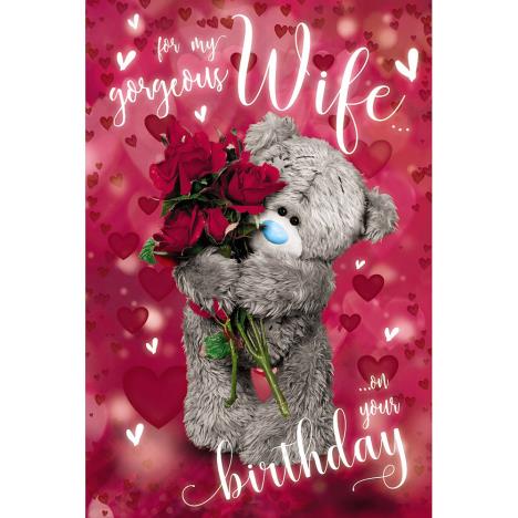 3D Holographic Wife Me to You Bear Birthday Card £3.39